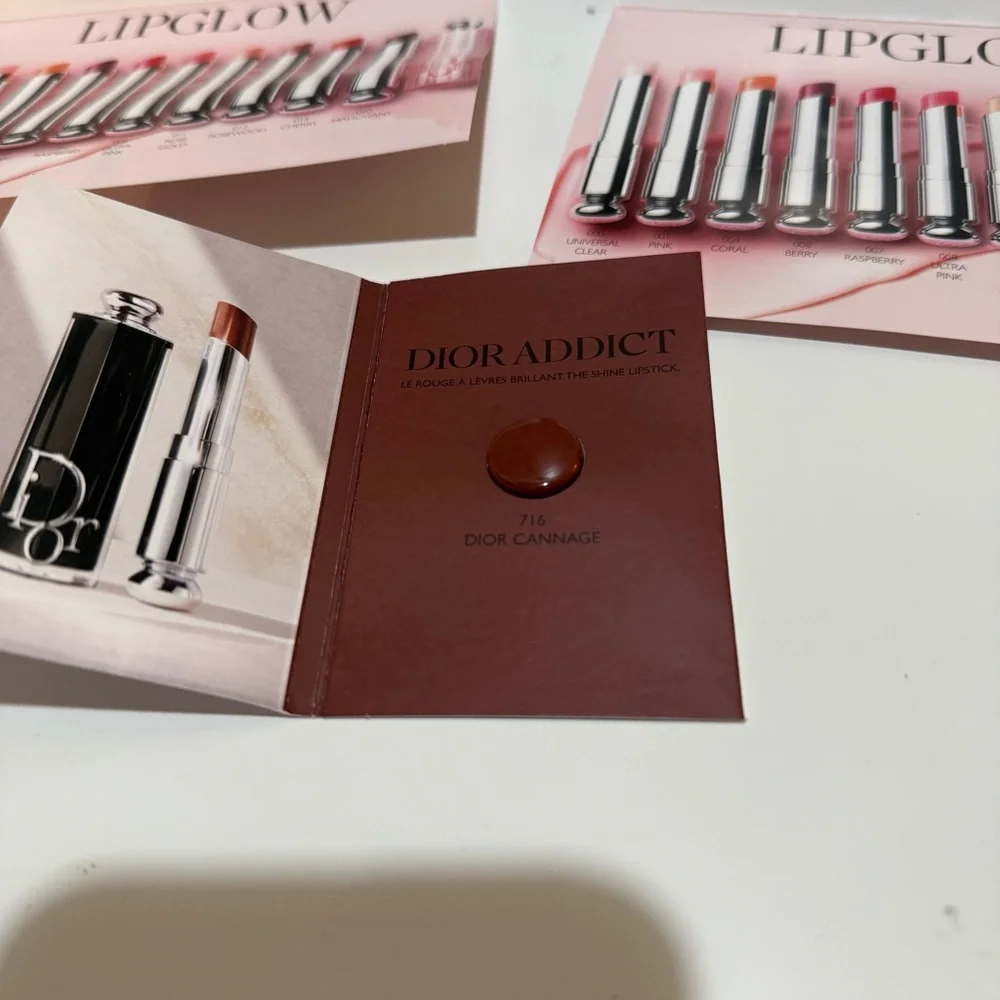 Dior Addict and Lip Glow Lipstick Samples